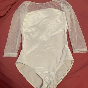 White Velvet JL Gazelle Leotard(small)